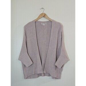 Barefoot Dreams CozyChic Lite Ribbed Shrug Cardi Blush Pink Womens Small/Medium